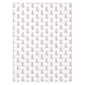 Roze ezel tafelkleed (Voorkant)