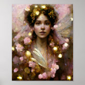 Roze Fae 2 Fantasy Art Poster (Voorkant)