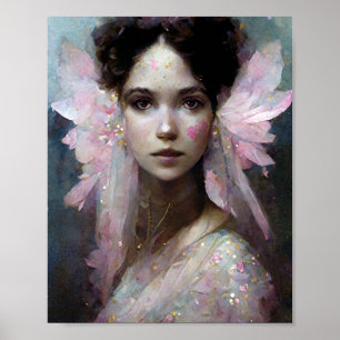 Roze Fae 3 Fantasy Art Poster