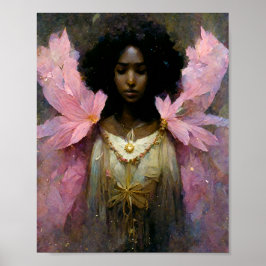 Roze Fae 8 Fantasy Art Poster