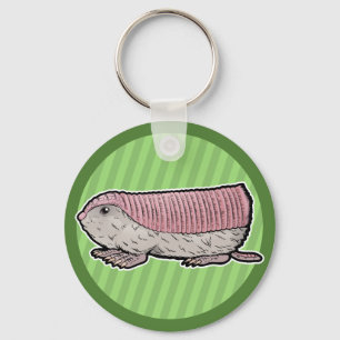 Roze Fairy Armadillo Sleutelhanger