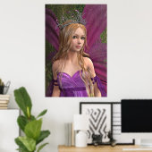 Roze fairy poster (Thuiskantoor)