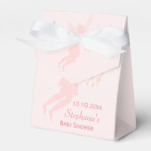 Roze Fairy Roze Baby shower Bedankdoosjes (Voorkant Zijde)