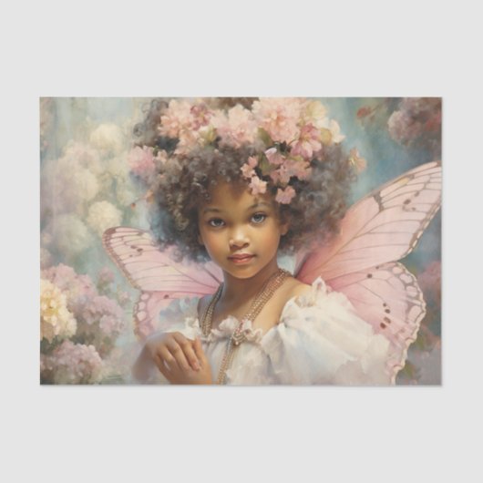 Roze fairy tissuepapier (Voorkant)