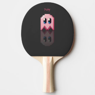 roze fanart PacMan Tafeltennisbatje