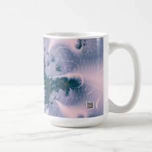 Roze fantasie koffiemok