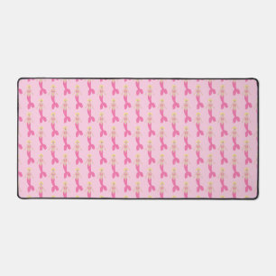 roze fantasie zeemeermin patroon bureaumat