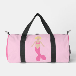 roze fantasie zeemeermin plunjezak