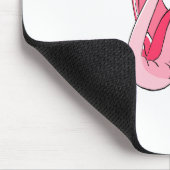  roze fantasy Dragon Muismat (Hoek)