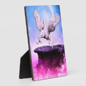 Roze Fantasy Unicorn Fotoplaat (Zijkant)