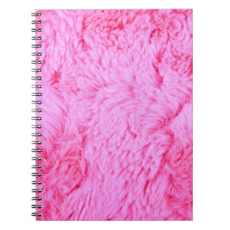 Roze Faux Fur Notitieboek