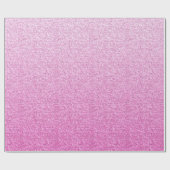 Roze Faux Glitter Cadeaupapier (Vlak)