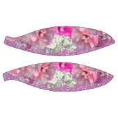 Roze faux Glitter en Flowers Basketball Basketbal (Panelen)