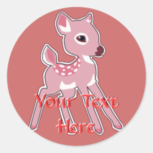 Roze Fawn Stickers