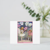 Roze Fee Briefkaart (Staand voorkant)