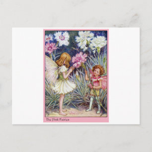 Roze Fee Briefkaart