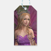 Roze fee cadeaulabel (Achterkant)