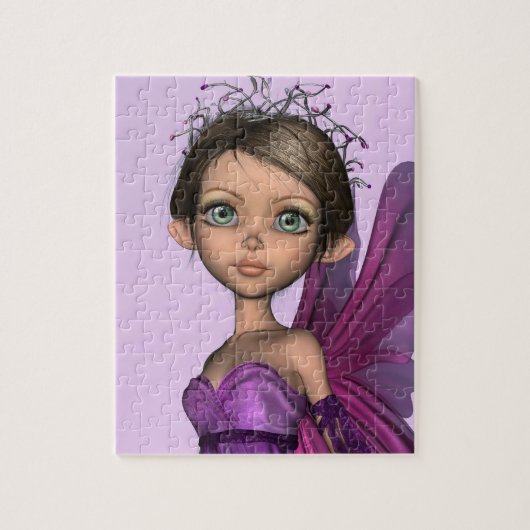 Roze Fee Legpuzzel (Verticaal)
