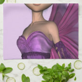 Roze Fee Theedoek (Gevouwen)