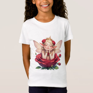 👑 Roze Feeën T-shirt Voor Meisjes En Tieners 🌙