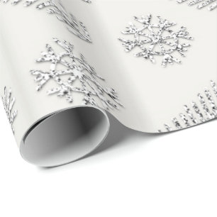Roze Feestdagen met kerstbomen Cadeaupapier