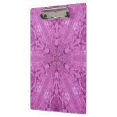 Roze Feminine Lace Kaleidoscope Snowflake Klembord (Links)