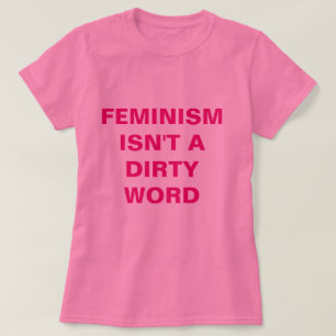 Roze feminist T-Shirt