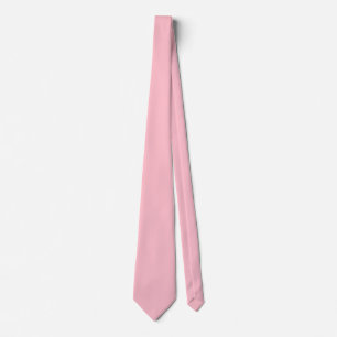 Roze FFC0CB Kleur - Optie om naam toe te voegen Stropdas