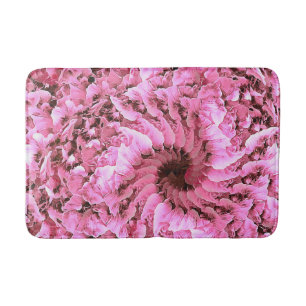 Roze Fibonacci Floral Bathmat Badmat