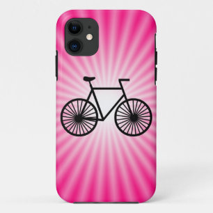 Roze fiets iPhone 11 hoesje