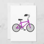 Roze fiets kaart (Voorkant)
