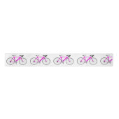 Roze fiets op wit lint (Voorkant)
