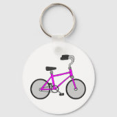 Roze fiets sleutelhanger (Achterkant)