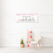 Roze fiets spandoek (Insitu)