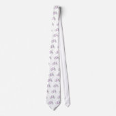 Roze fiets stropdas (Voorkant)