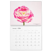 Roze fijne bloesems Agenda Kalender (Jan 2026)