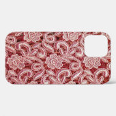Roze fijne kant textuur met naadloze mooie vin Case-Mate iPhone case (Achterkant (horizontaal))
