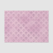 Roze  Filigree Pattern Tissuepapier (Voorkant)
