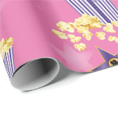 Roze film popcorn wrapping papier (Rol Hoek)