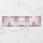 Roze flacon water Etiket (Enkel label)