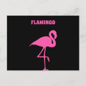 Roze Flamingo aanpassen Briefkaart (Voorkant)