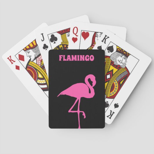 Roze Flamingo aanpassen Pokerkaarten (Achterkant)