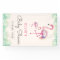 Roze Flamingo Baby Shower Vlag