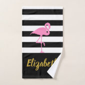Roze Flamingo Bad Handdoek (Handdoek)
