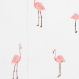 Roze Flamingo Behang