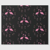 Roze Flamingo Birds Cadeaupapier (Vlak)