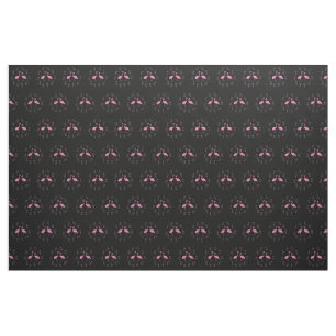 Roze Flamingo Birds Stof