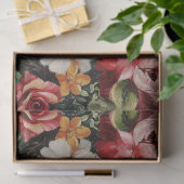 Roze Flamingo &  Bloemen Decoupage Tissuepapier (Geschenk)