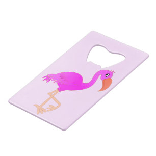Roze Flamingo Bottle Opener Kredietkaart Flessenopener