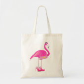 Roze Flamingo Budget Tas (Voorkant)